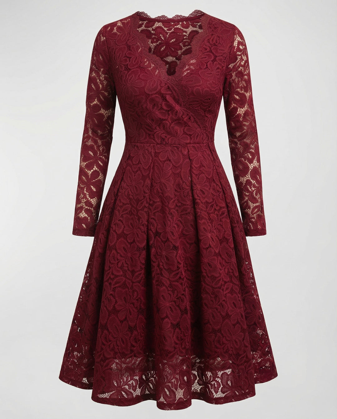 Elegantes Spitzenkleid Damen