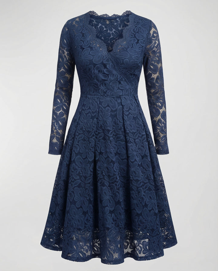 Elegantes Spitzenkleid Damen