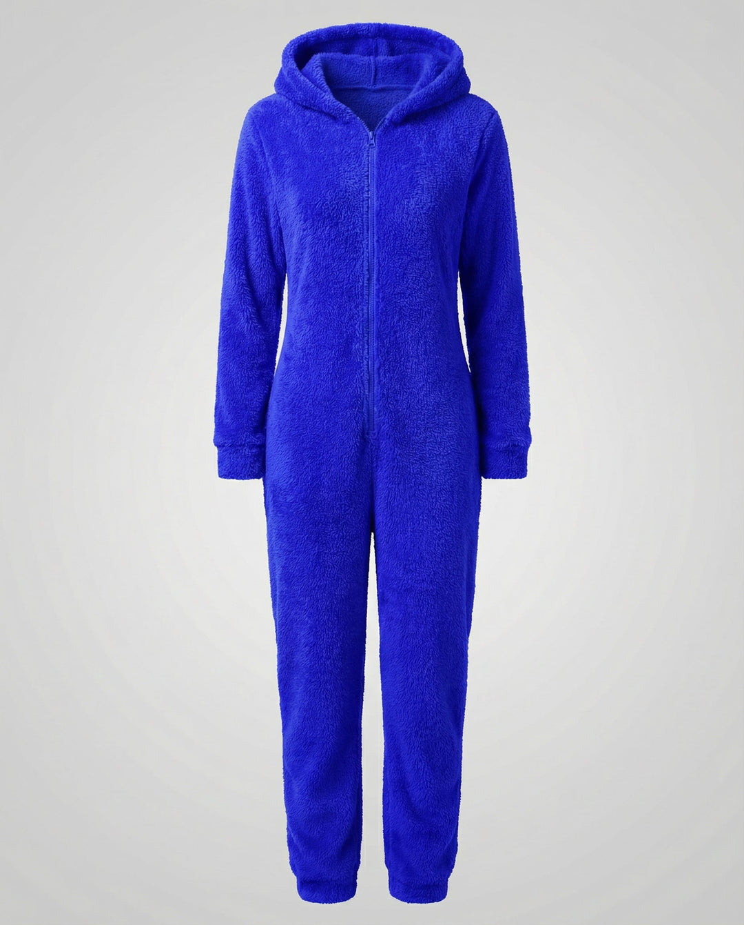 Damen Teddy Fleece Overall Kapuze