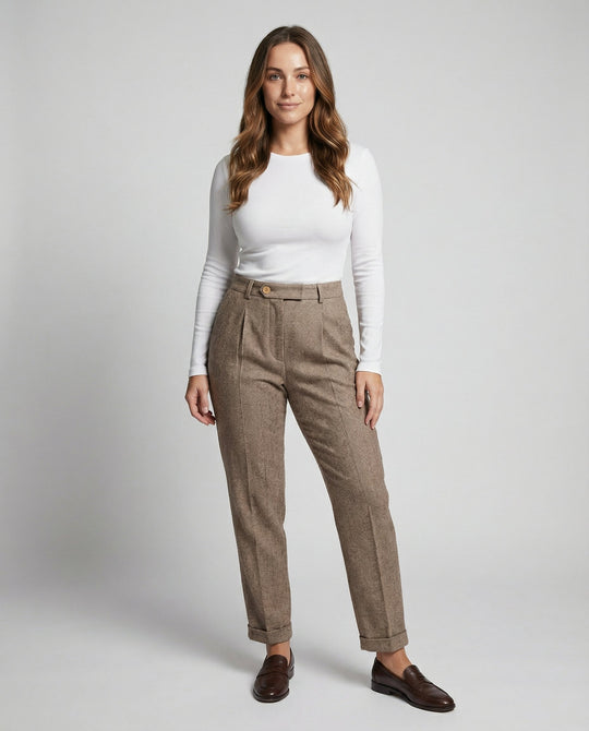 Elegante Wollhose Damen