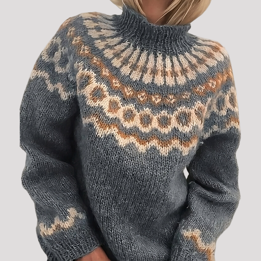 Isländischer Rollkragenpullover