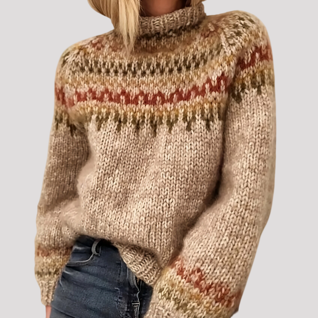 Isländischer Rollkragenpullover