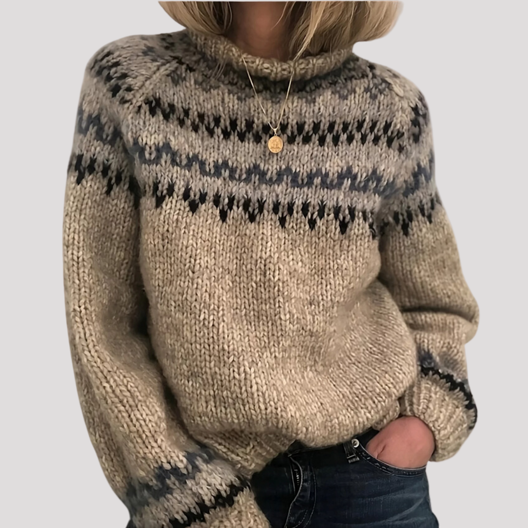 Isländischer Rollkragenpullover