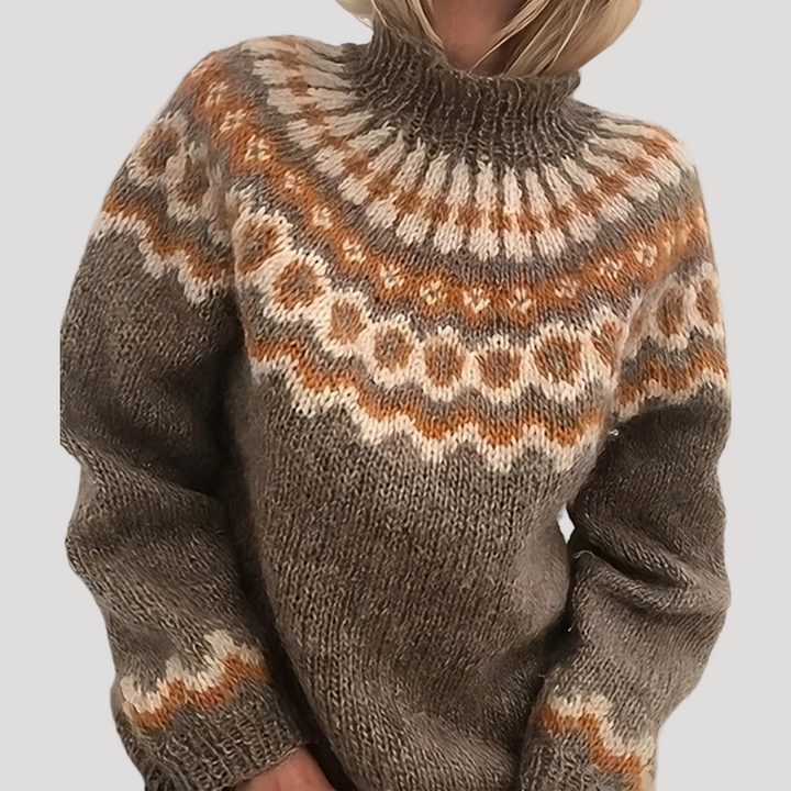 Isländischer Rollkragenpullover