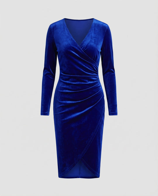 Elegantes Damen Samtkleid