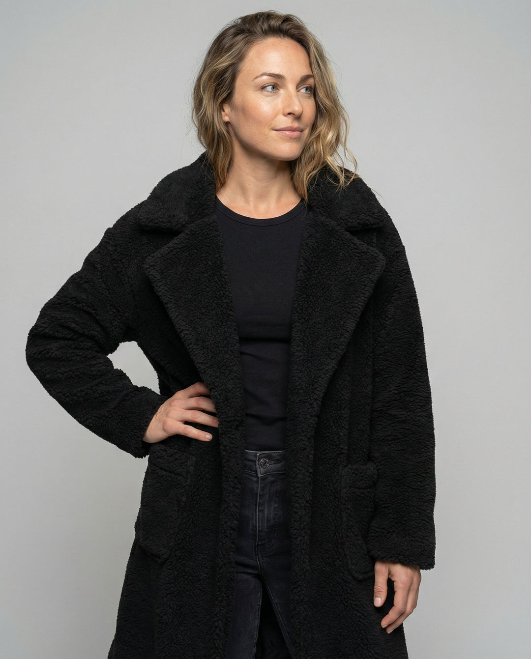 Damen Teddy Jacke