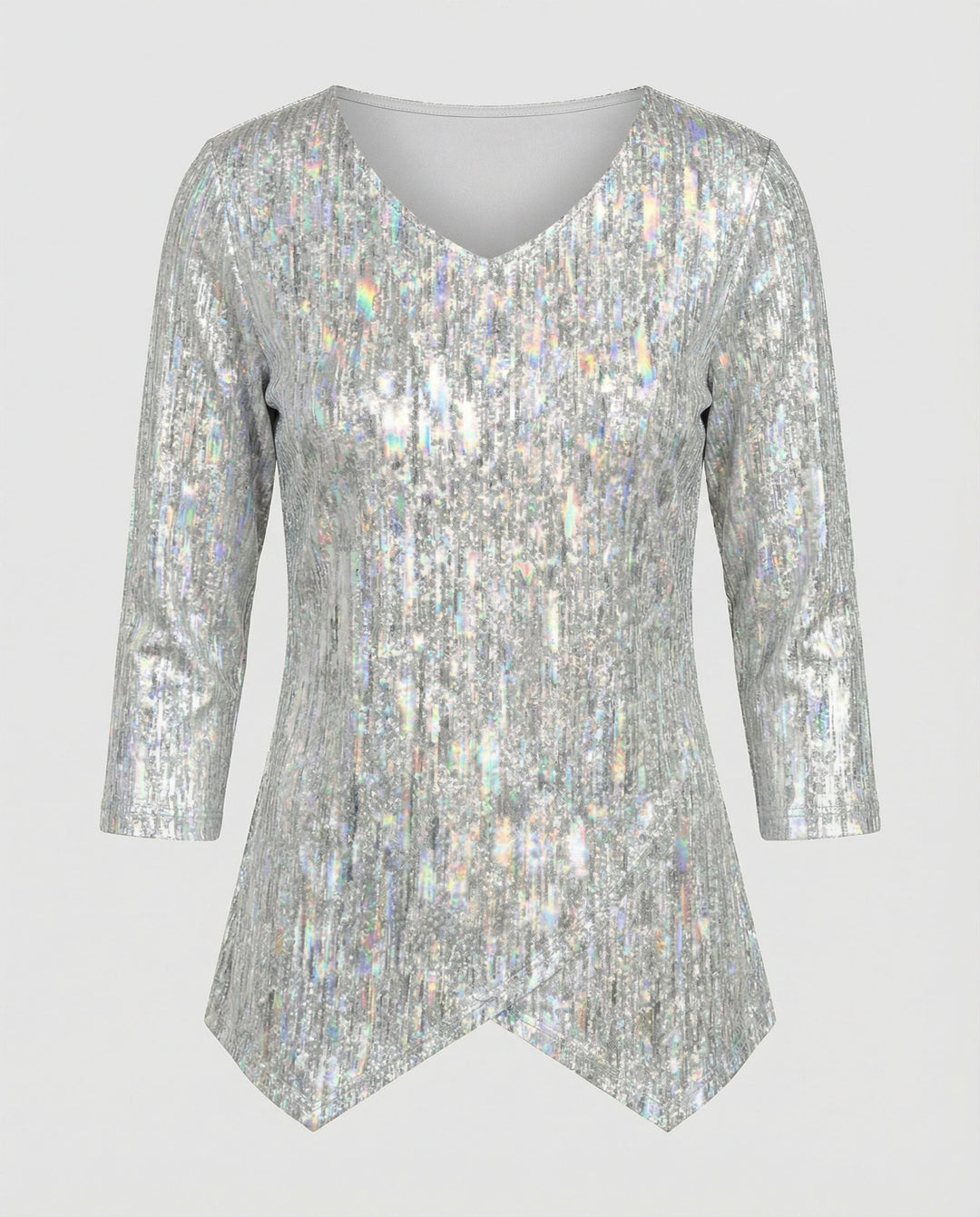 Elegantes Damen V-Neck Oberteil