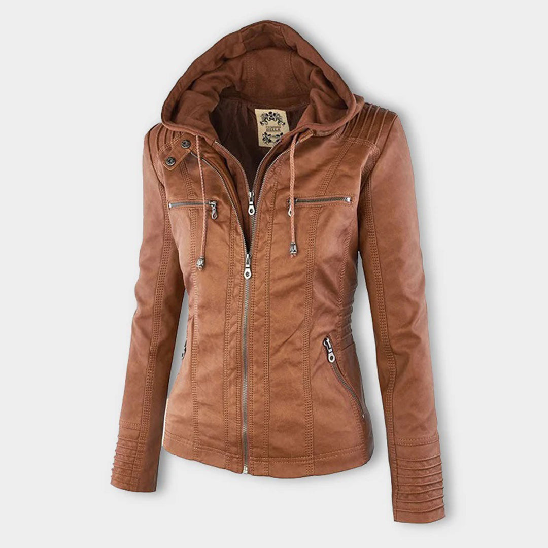 Elegante Lederjacke für Frauen