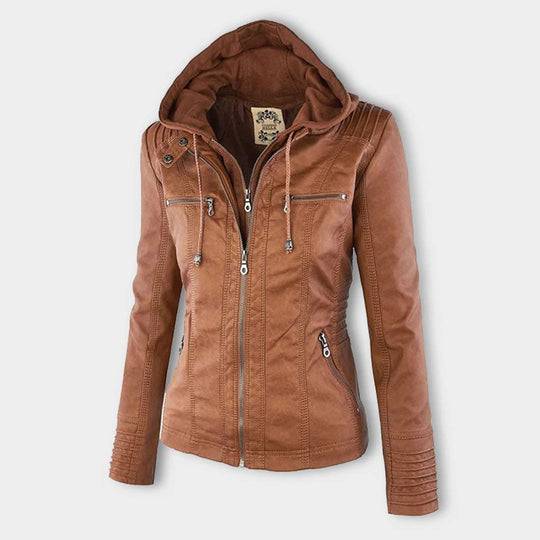 Elegante Lederjacke für Frauen