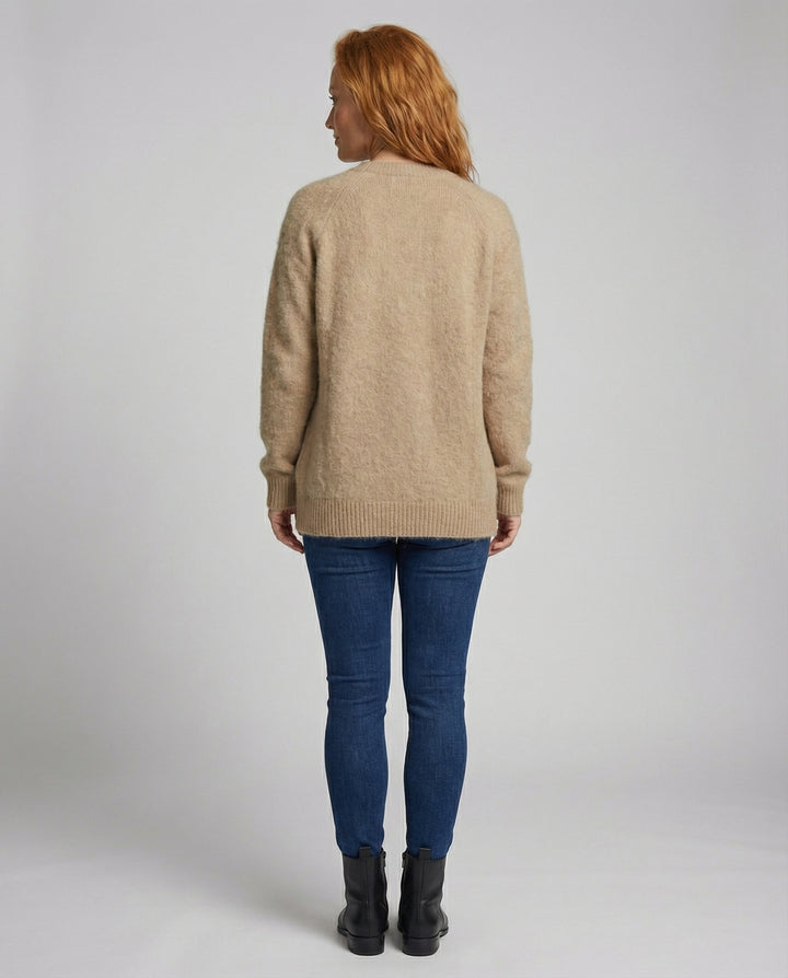 Elegante Feinstrickjacke Damen Komfort