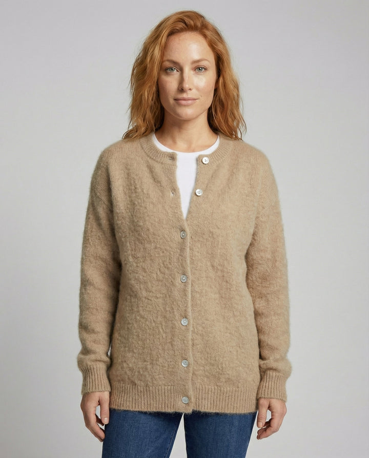 Elegante Feinstrickjacke Damen Komfort