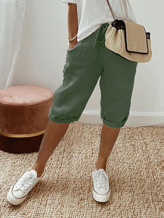 Atmungsaktive Knielange Hose für Damen