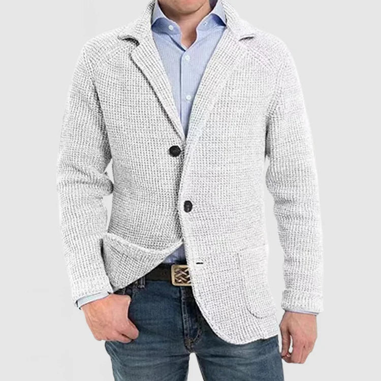 Herren Strickblazer mit zwei Knöpfen - Arvani