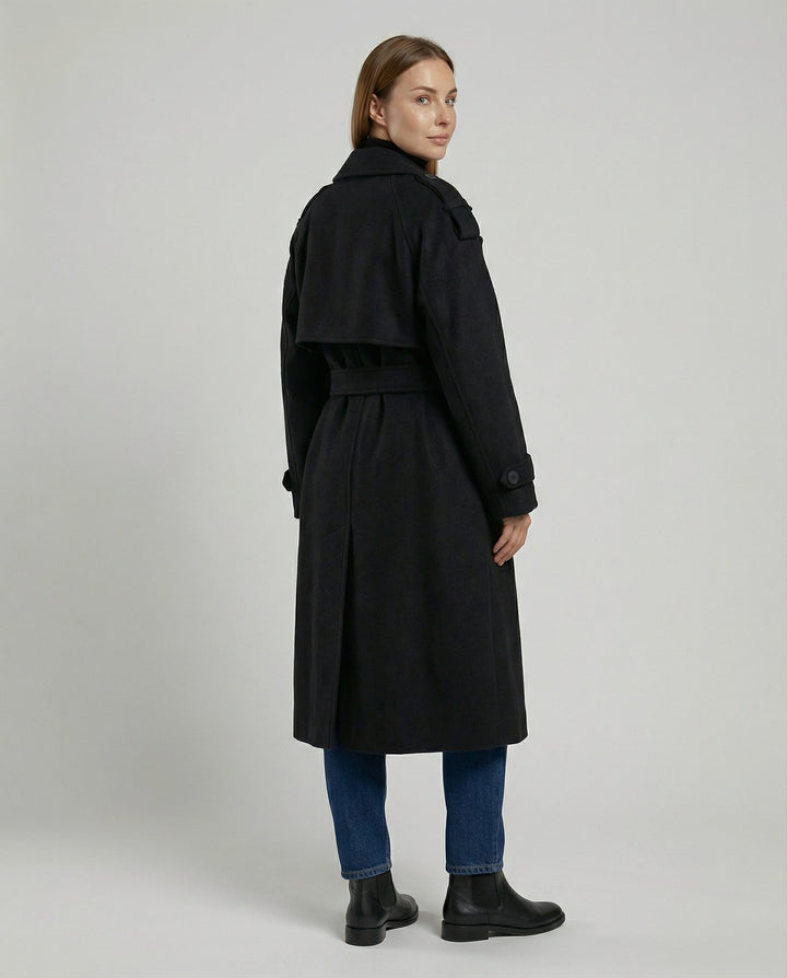 Oversized Woll Winterjacke