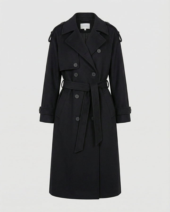 Oversized Woll Winterjacke