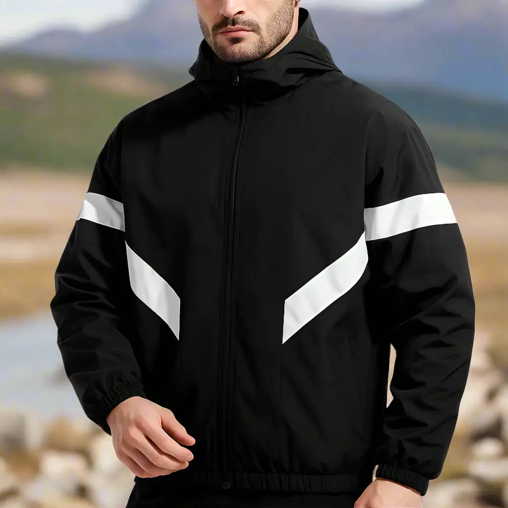 Winddichte Herrenjacke für Outdoor-Aktivitäten