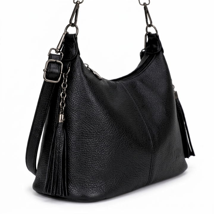 Nord Taschen | Kuhfell Hobo Schultertasche mit Quaste