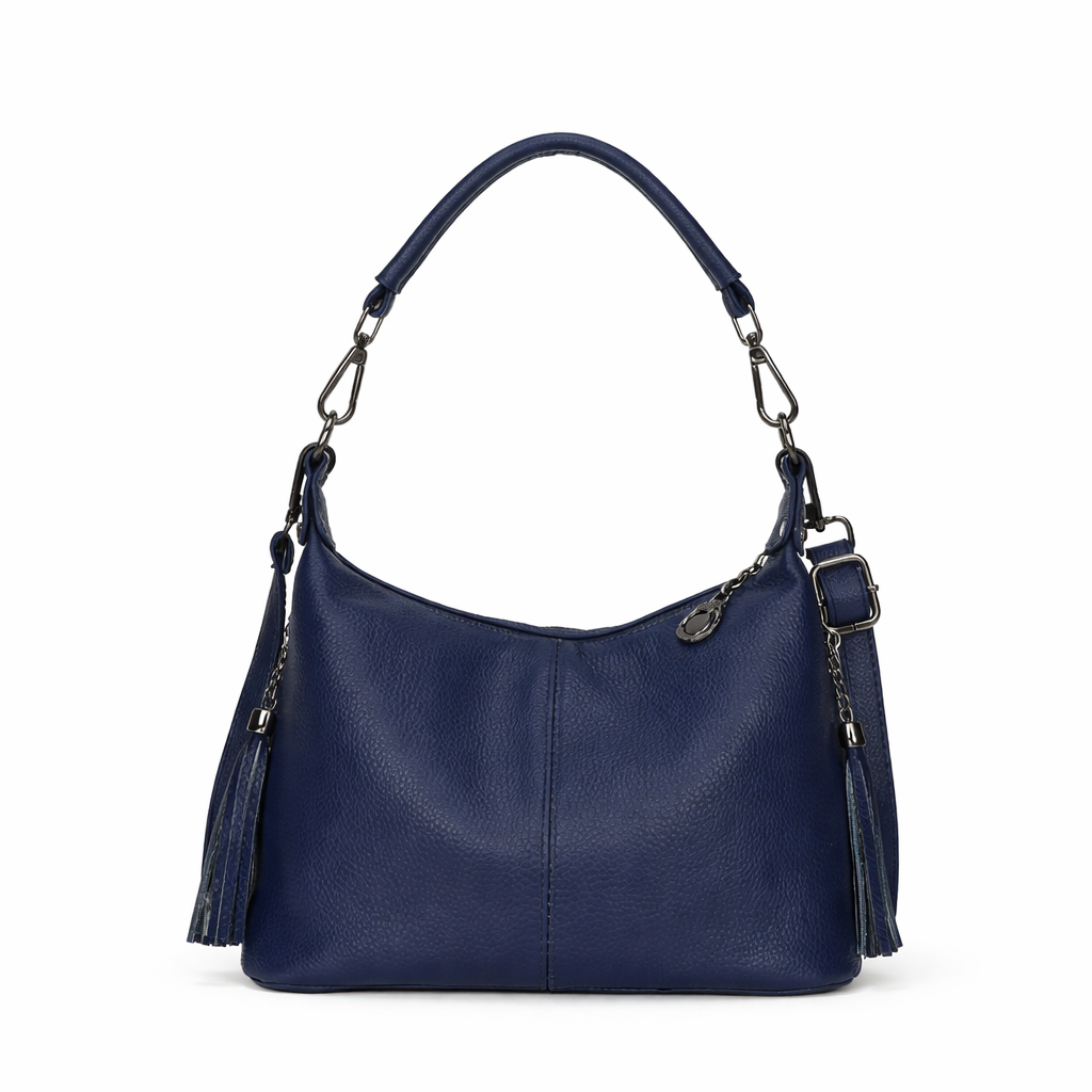 Nord Taschen | Kuhfell Hobo Schultertasche mit Quaste