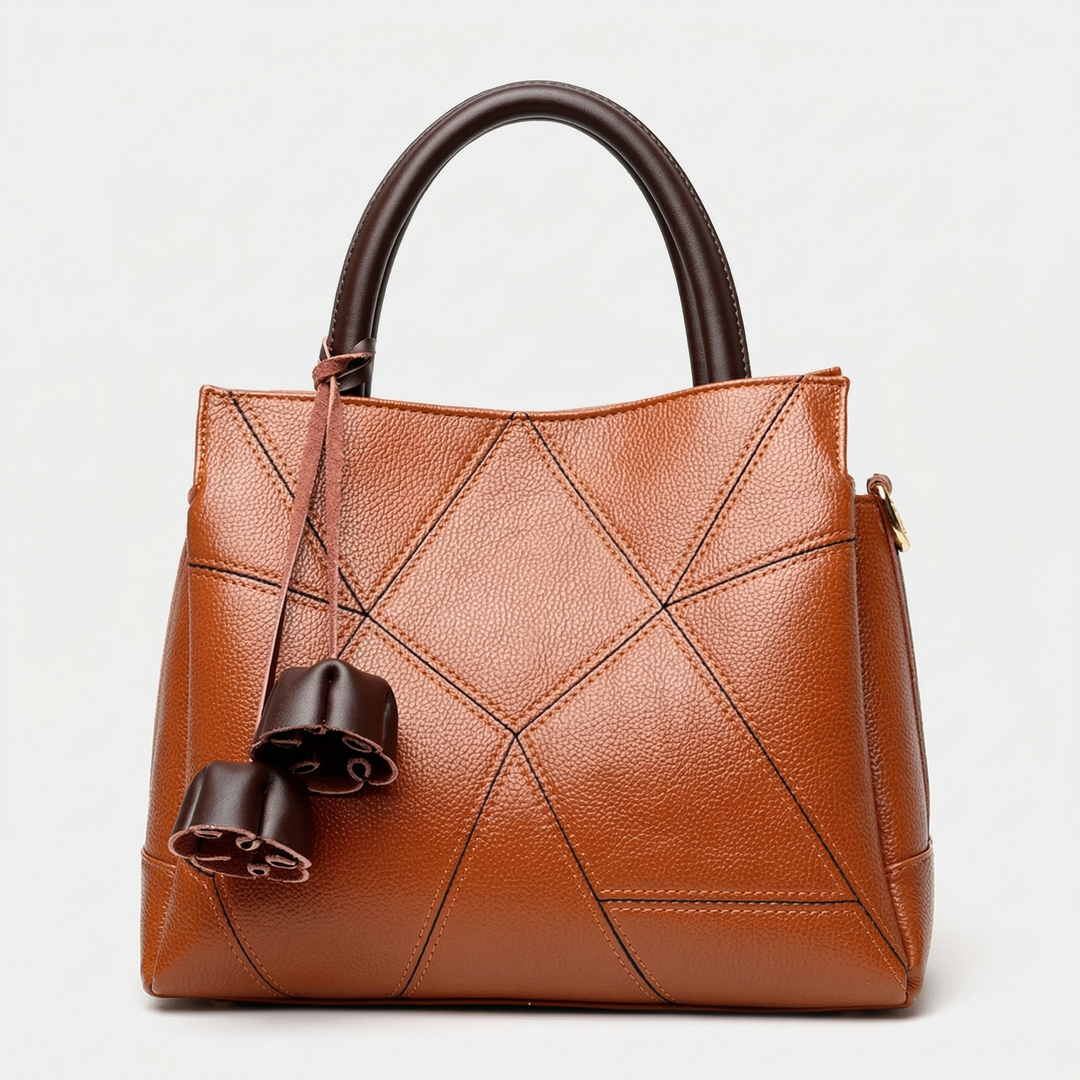 Nord Taschen | Strukturierte Top-Henkeltasche, Crossbody-Tragegurt