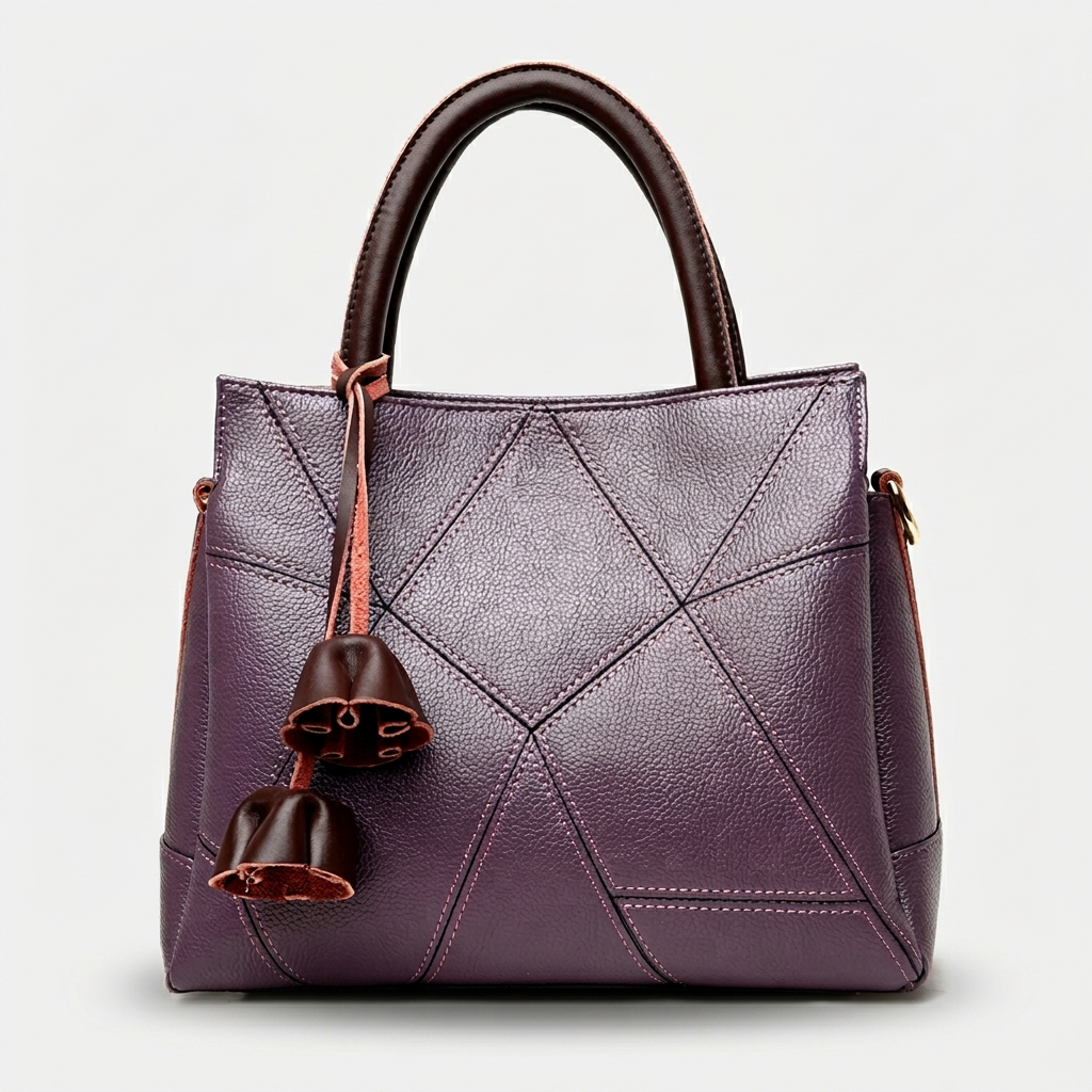Nord Taschen | Strukturierte Top-Henkeltasche, Crossbody-Tragegurt