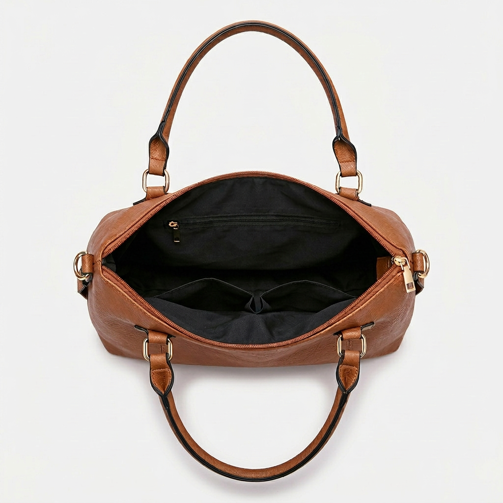 Nord Taschen | Vegane Leder Hobo-Tasche mit Umhängegurt