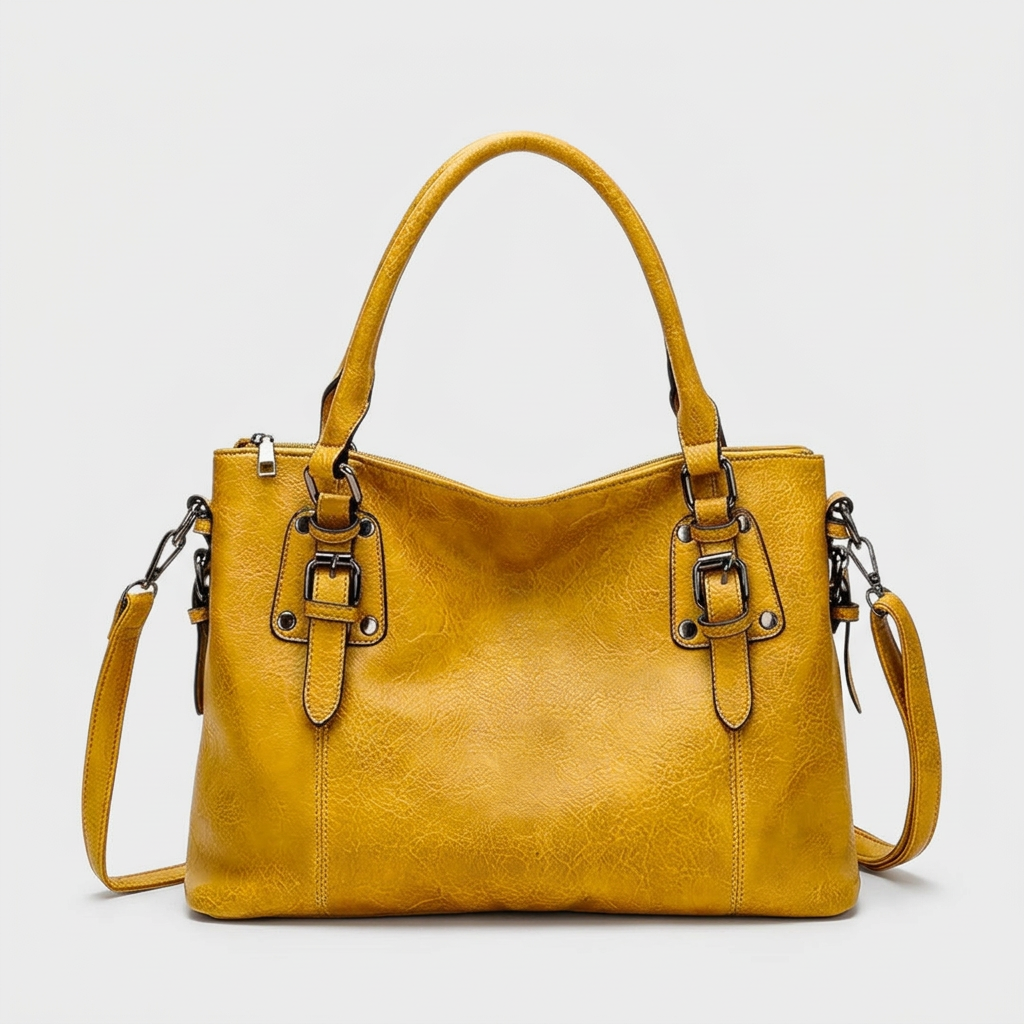Nord Taschen | Vegane Leder Hobo-Tasche mit Umhängegurt