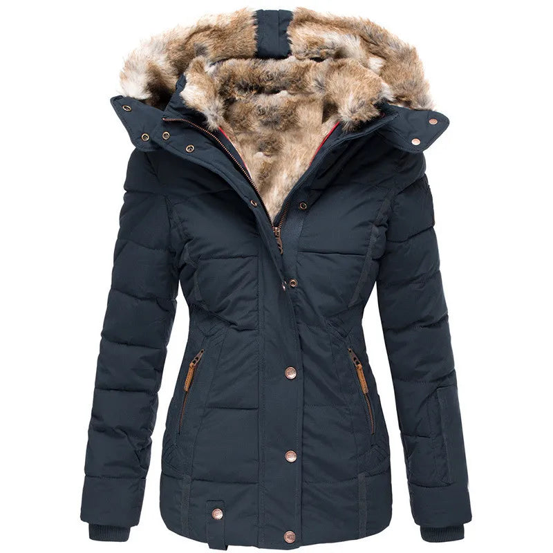 Nord Taschen | Warme Winterjacke Mit Pelzfutter Für Damen