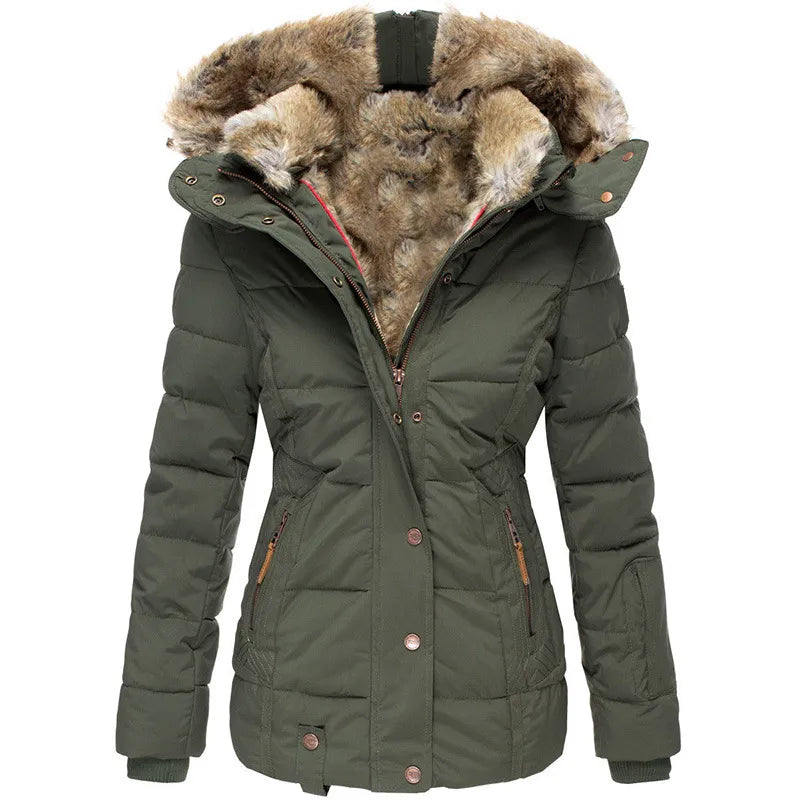 Nord Taschen | Warme Winterjacke Mit Pelzfutter Für Damen