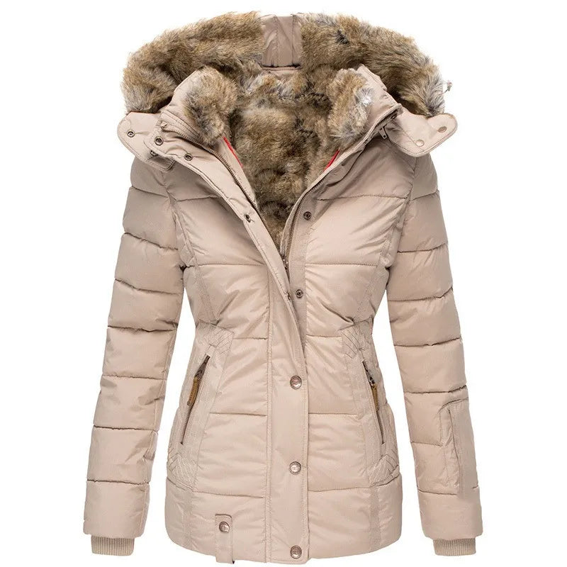 Nord Taschen | Warme Winterjacke Mit Pelzfutter Für Damen