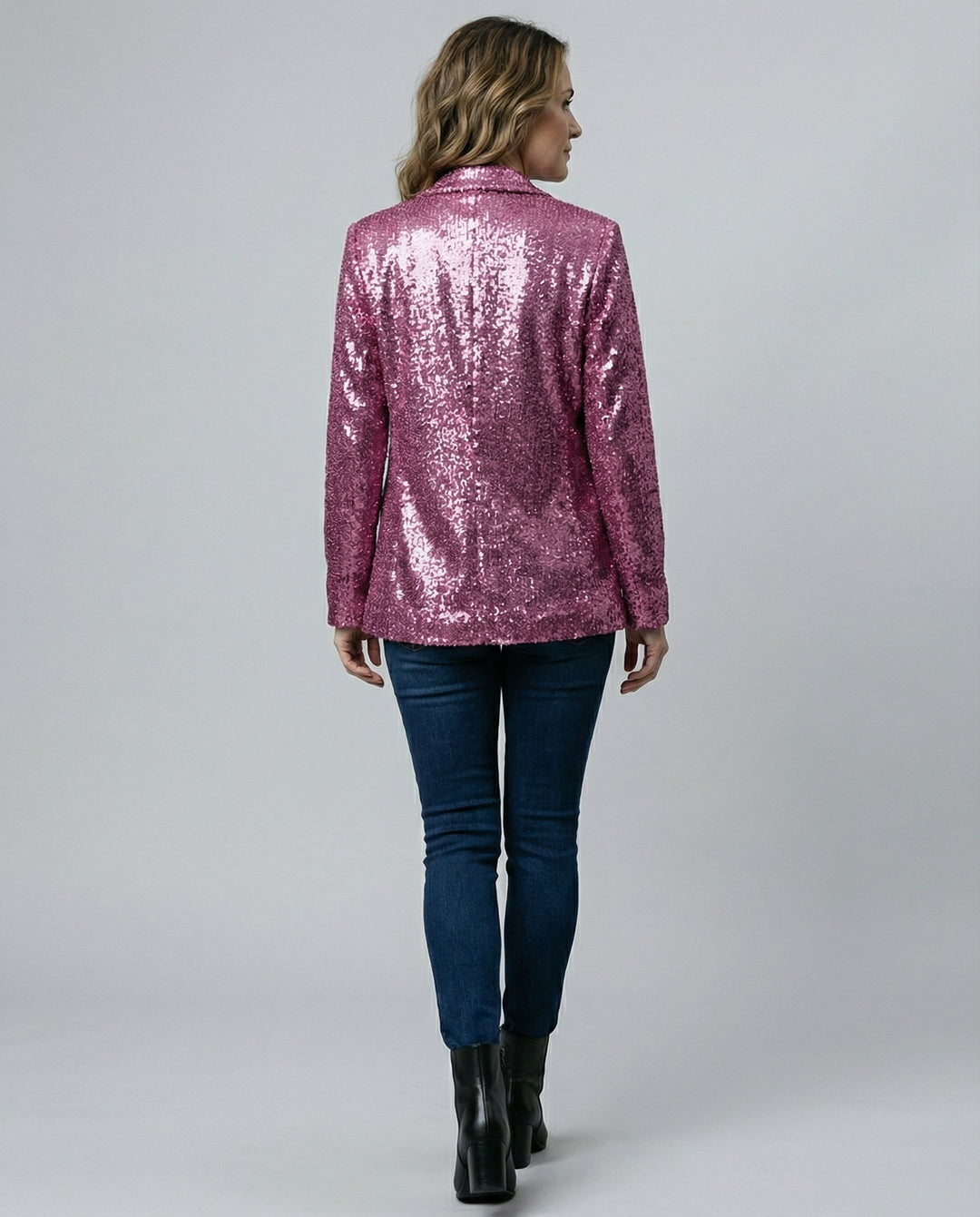 Glitzernder Damen Paillettenblazer