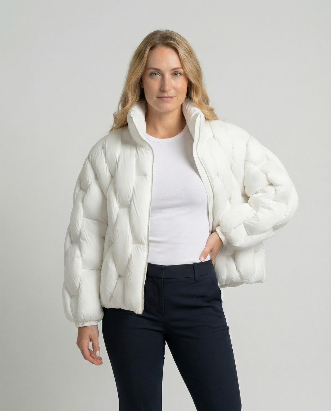 Warme Gefütterte Pufferjacke