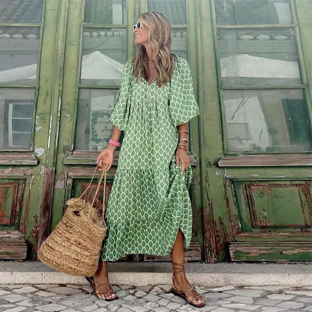 Trendiges und bequemes Kleid