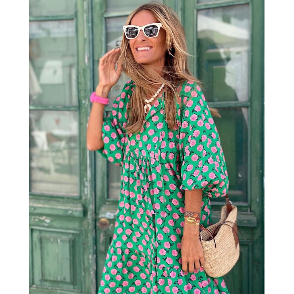 Trendiges und bequemes Kleid