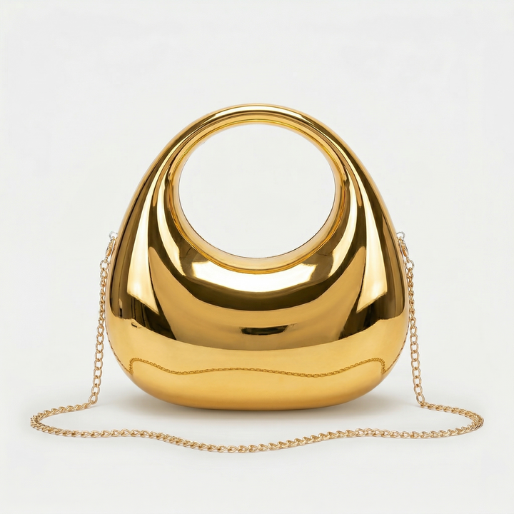 Nord Taschen | Metallringgriff Abend-Clutch-Tasche