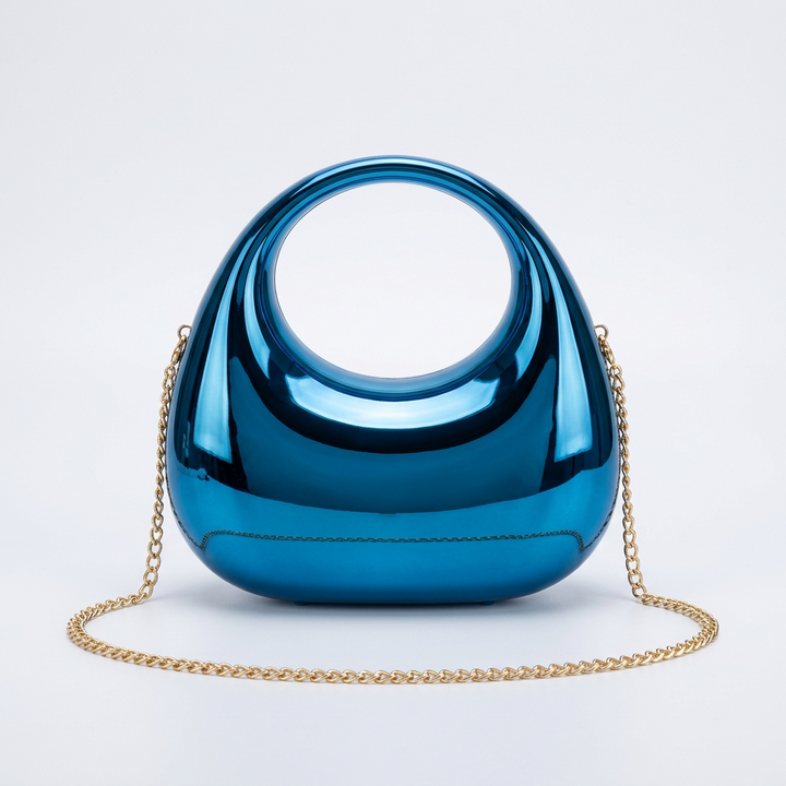 Nord Taschen | Metallringgriff Abend-Clutch-Tasche