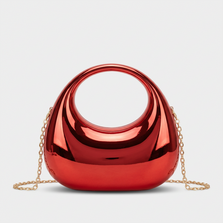 Nord Taschen | Metallringgriff Abend-Clutch-Tasche