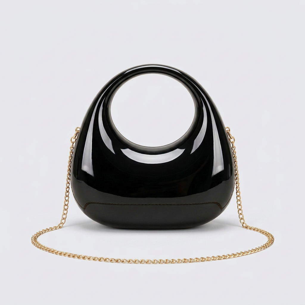 Nord Taschen | Metallringgriff Abend-Clutch-Tasche