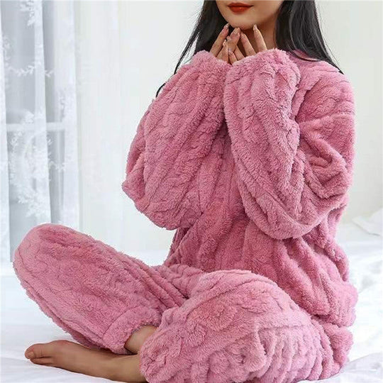 Kuscheliges Fleece-Pyjama-Set Avellé