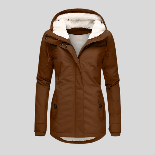 Wärmend Figurbetont Mittellang Kapuzen Wintermantel Damen | Nord Taschen