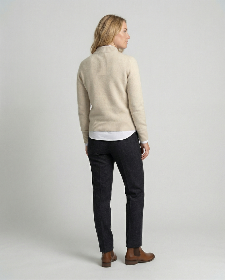 Eleganter Damen Cashmerepullover