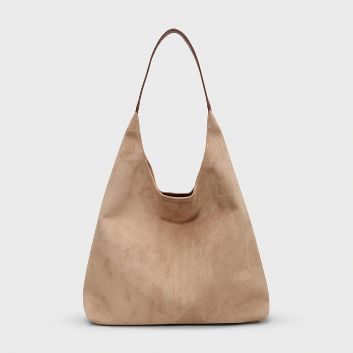Nord Taschen | Wildleder Hobo Tasche, große lässige Umhängetasche