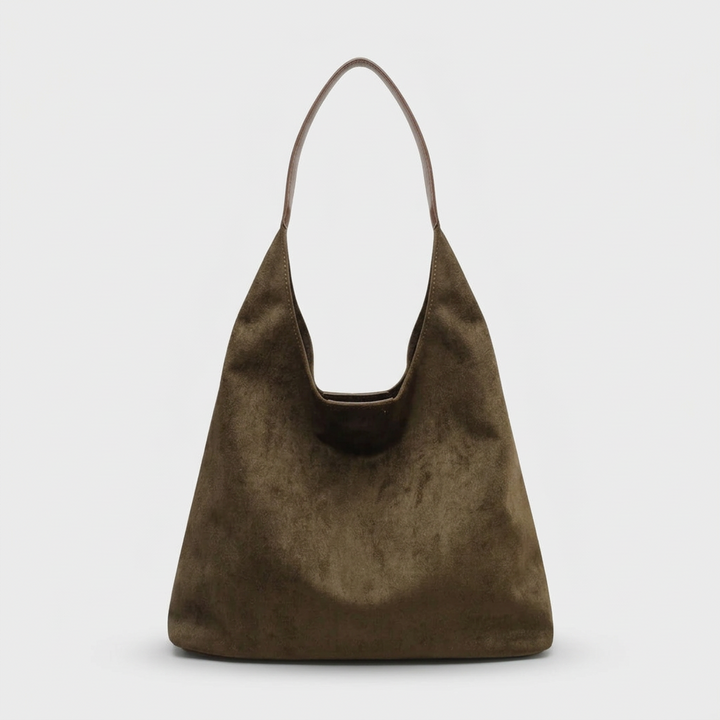 Nord Taschen | Wildleder Hobo Tasche, große lässige Umhängetasche