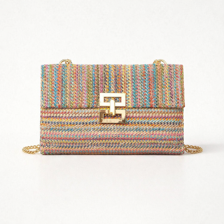 Nord Taschen | Gewebte Strohkette Schulter-Crossbody-Tasche