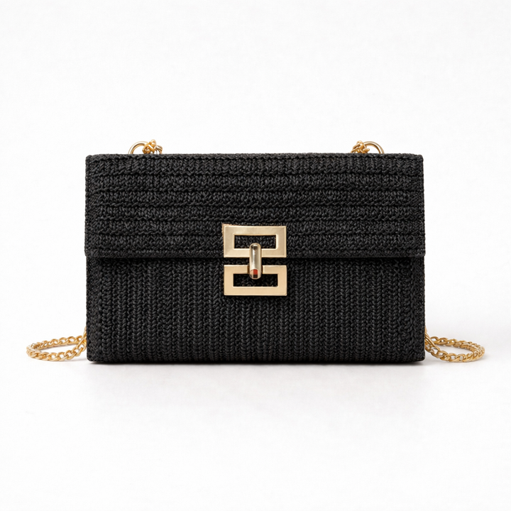 Nord Taschen | Gewebte Strohkette Schulter-Crossbody-Tasche