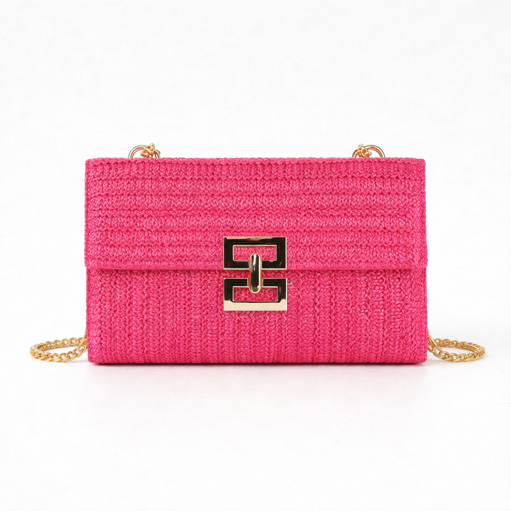 Nord Taschen | Gewebte Strohkette Schulter-Crossbody-Tasche