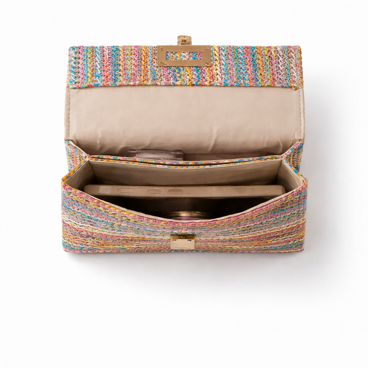 Nord Taschen | Gewebte Strohkette Schulter-Crossbody-Tasche