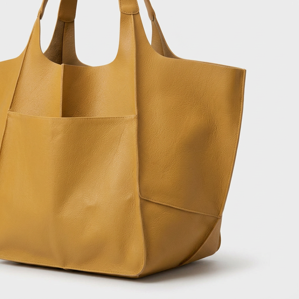 Nord Taschen | Übergroße Leder Tote Bag, Große Schultertasche