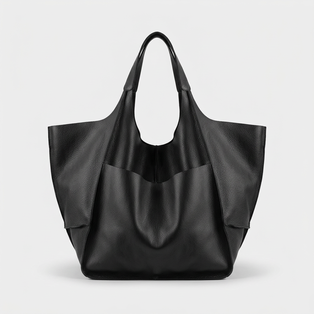 Nord Taschen | Übergroße Leder Tote Bag, Große Schultertasche