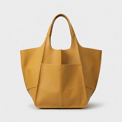 Nord Taschen | Übergroße Leder Tote Bag, Große Schultertasche