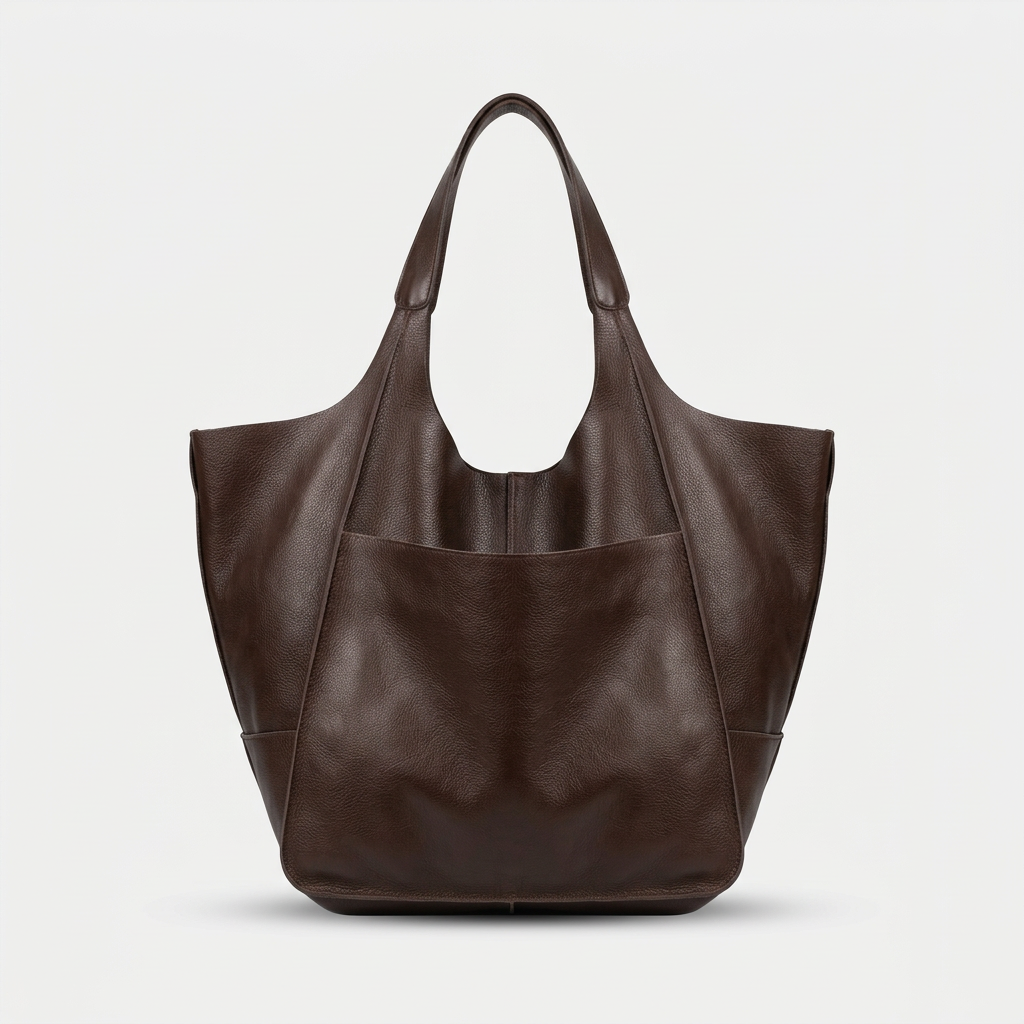 Nord Taschen | Übergroße Leder Tote Bag, Große Schultertasche